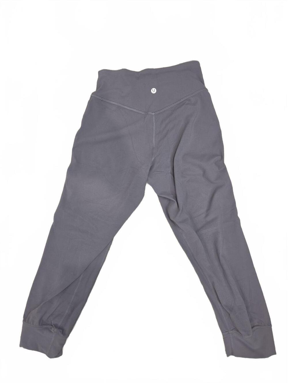 Lululemon Gray High Rise Jogger Leggings Womens Size 2